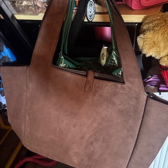 gorg Handbags - Suede hobo boho satchel tote bag